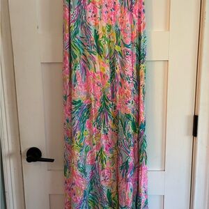 Lilly Pulitzer Colorful Floral Maxi Skirt